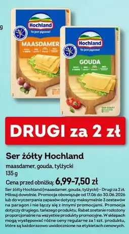 Żabka Ser żółty Hochland oferta