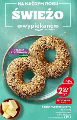 Żabka Bajgiel wysokobiałkowy oferta