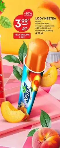 Żabka LODY NESTEA peach oferta