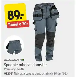 Jula Spodnie robocze damskie Bluewear oferta
