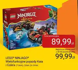 Smyk Klocki LEGO Ninjago Wielofunkcyjne pojazdy Kaia i Cole'a 71864 oferta