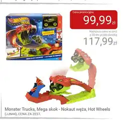 Smyk Zestaw Hot Wheels Monster Trucks Mega skok Nokaut węża oferta