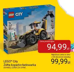 Smyk Klocki LEGO City Żółta koparko-ładowarka 60480 oferta