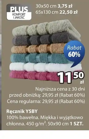 JYSK Ręcznik Komfort oferta
