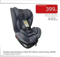 Smyk Fotelik samochodowy Smiki I-Size 40-150 cm oferta