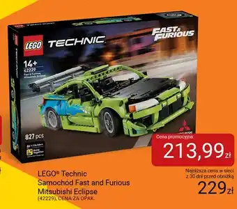 Klocki LEGO Technic Samochód Fast and Furious Mitsubishi Eclipse 42229