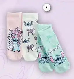 Smyk Krótkie skarpetki dziecięce Stitch 3-pak oferta