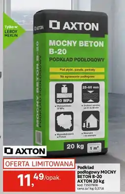 Leroy Merlin Podkład podłogowy Mocny Beton B-20 Axton oferta