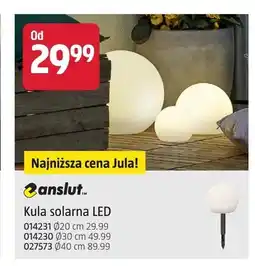 Jula Kula solarna LED Anslut Ø40 cm oferta