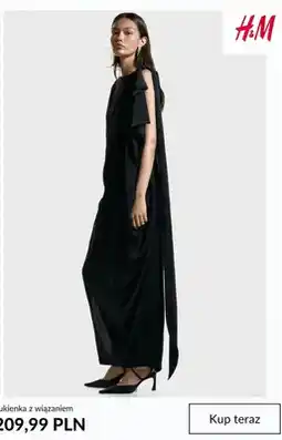 H&M Sukienka z wiązaniem H&M oferta