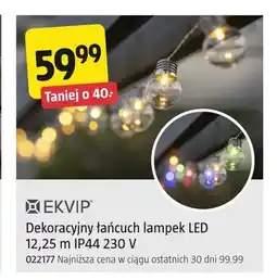Jula Dekoracyjny łańcuch lampek LED Ekvip 12,25 m IP44 230V oferta