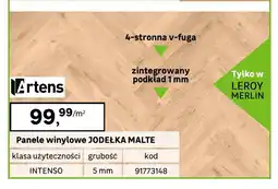 Leroy Merlin Panele winylowe Artens Jodełka Malte 5 mm Intenso oferta