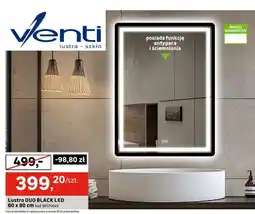 Leroy Merlin Lustro DUO BLACK LED Venti 60x80 cm oferta