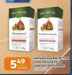 Gama Herbata exp BIG ACTIVE Zioła Mnicha Cholesterol oferta