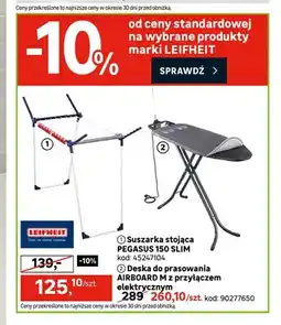 Leroy Merlin Suszarka stojąca Leifheit Pegasus 150 Slim oferta