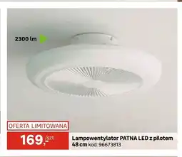 Leroy Merlin Lampowentylator PATNA LED z pilotem 48 cm oferta