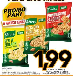 Kupiec Nudle Knorr Pomidorowe Łagodne oferta