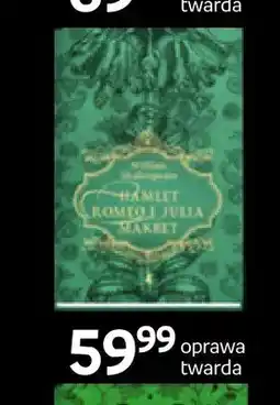 Empik Książka Hamlet Romeo i Julia Makbet William Shakespeare oprawa twarda oferta