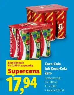 Lidl Napój gazowany Coca-Cola 6-pak oferta