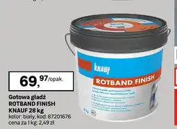 Leroy Merlin Gotowa gładź Knauf Rotband Finish oferta