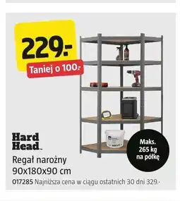 Jula Regał narożny Hard Head 90x180x90 cm oferta