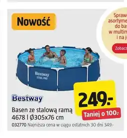 Jula Basen ze stalową ramą Bestway Steel Pro oferta