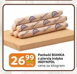 Gama Parówki Bianka z piersią indyka Indykpol oferta