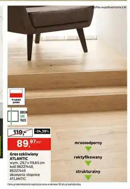 Leroy Merlin Gres szkliwiony Green Line Tiles Atlantic oferta