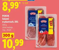 Lidl Salami dojrzewające z papryką w plastrach XXL Pikok oferta