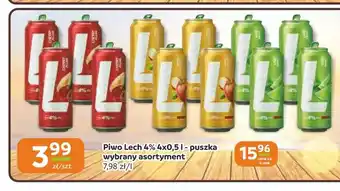 Gama Piwo Lech 4% 4-pak oferta