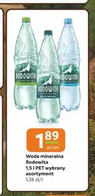 Gama Woda mineralna Rodowita oferta