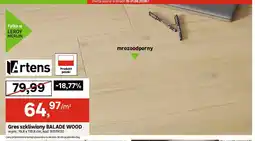 Leroy Merlin Gres szkliwiony Artens Balade Wood oferta