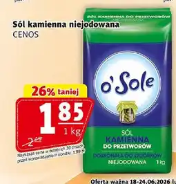 Prim Market Sól kamienna niejodowana o'Sole Cenos oferta