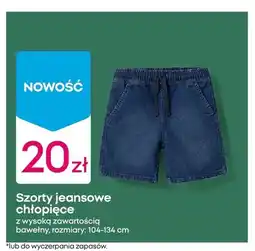 Pepco Szorty jeansowe chłopięce z wysoką zawartością bawełny oferta
