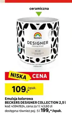 Leroy Merlin Emulsja kolorowa Beckers Designer Collection oferta