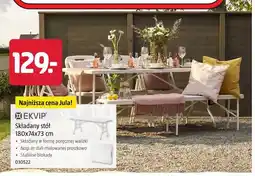 Jula Składany stół Ekvip oferta