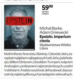 Empik Książka Epstein. Imperium cienia Michał Borke Adam Gniewecki oferta
