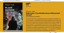 Empik Książka Blade runner. Czy androidy marzą o elektrycznych owcach? Philip K. Dick oferta