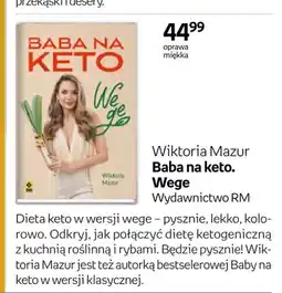 Empik Książka Baba na keto. Wege Wiktoria Mazur oferta
