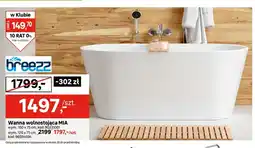 Leroy Merlin Wanna wolnostojąca MIA Breezz 150x75 cm oferta