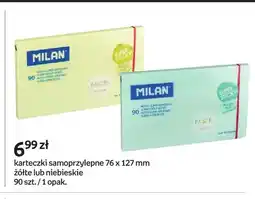 Empik Karteczki samoprzylepne Milan żółte oferta