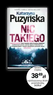 Empik Książka Nic takiego Katarzyna Puzyńska oferta
