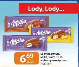 Gama Lody na patyku Milka oferta