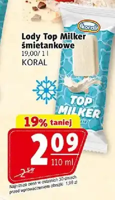 Prim Market Lody Top Milker śmietankowe oferta