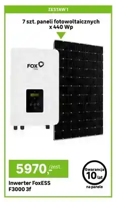 Leroy Merlin Zestaw fotowoltaiczny FoxESS F3000 3f Zestaw 1 oferta