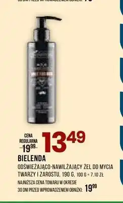 Drogerie Natura Żel do mycia twarzy i zarostu Bielenda odświeżająco-nawilżający oferta