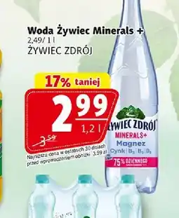 Prim Market Woda Żywiec Zdrój Minerals+ oferta
