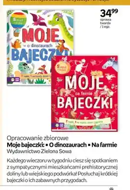 Empik Książka Zielona Sowa Moje bajeczki: O dinozaurach oferta