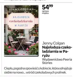 Empik Książka Najsłodsza czekoladziarnia w Paryżu Jenny Colgan oferta