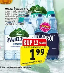 Prim Market Woda Żywiec Zdrój delikatnie gazowana oferta